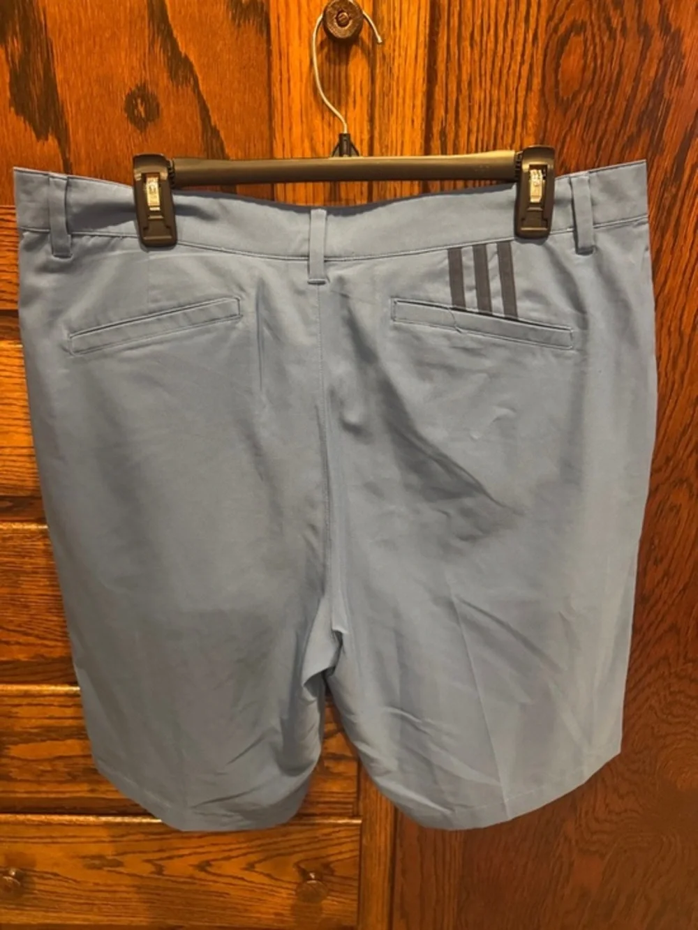 adidas Light Blue Athletic Golf Shorts